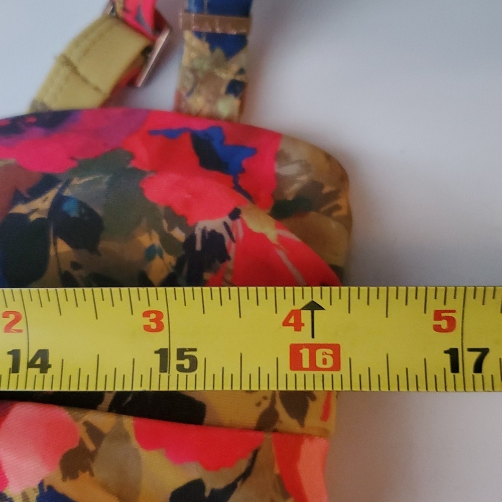 NWOT Nicole Miller Floral One-Piece Swimsuit Size Large - Picture 11 of 12